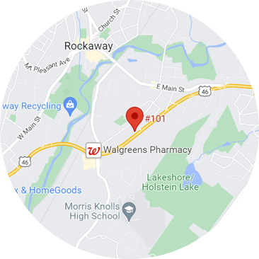 a map of our rockaway new jersey office